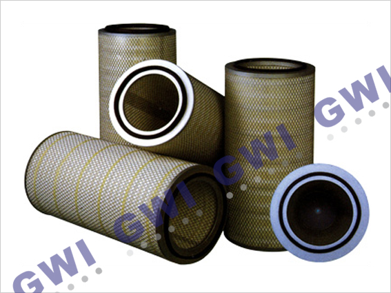 Self-cleaning air filter cartridge