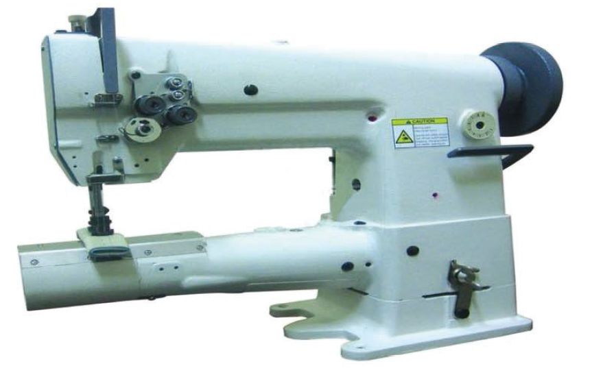 Double needle short arm sewing machine